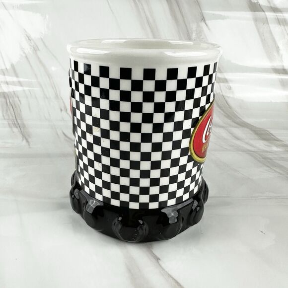 Coca-Cola NASCAR Gear Shift Jumbo Ceramic 24oz Coffee Mug Cup Houston Harvest 5" - Picture 4 of 9